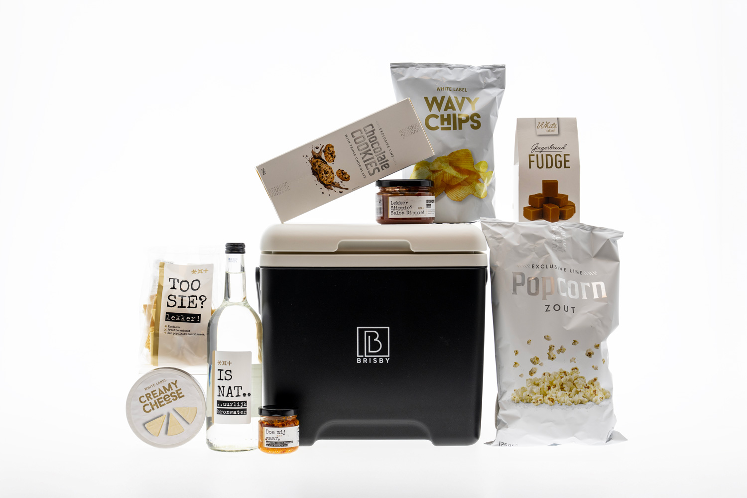Koelbox Zwart met Wit