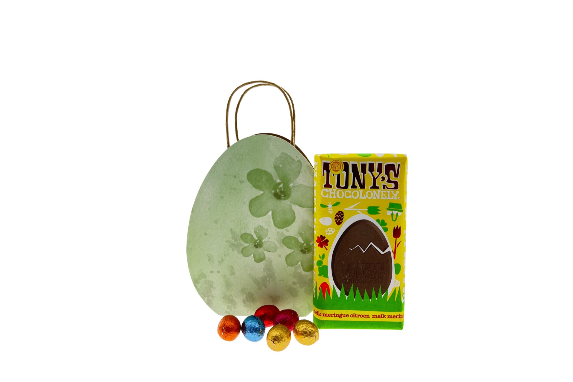 Paas-ei tasje gevuld